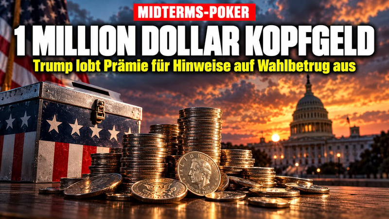 Kopfgeld auf Wahlbetrüger: Trumps Millionen-Coup vor den Midterms!