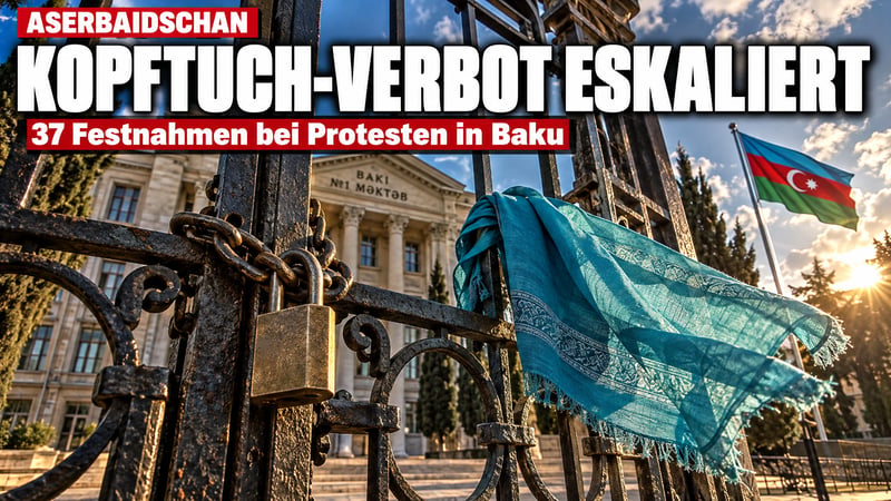 Kopftuch-Streit in Baku: Alijews Schulverbot löst Proteste aus!