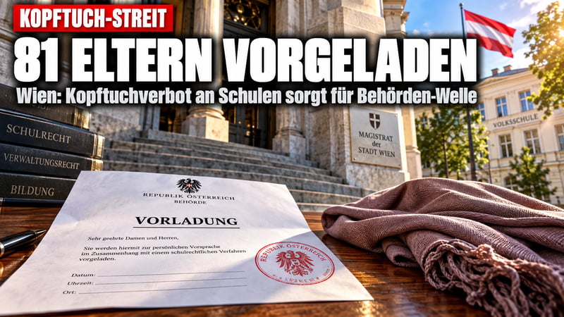 Kopftuch-Streit in Wien: Schon 81 Eltern müssen zur Behörde!