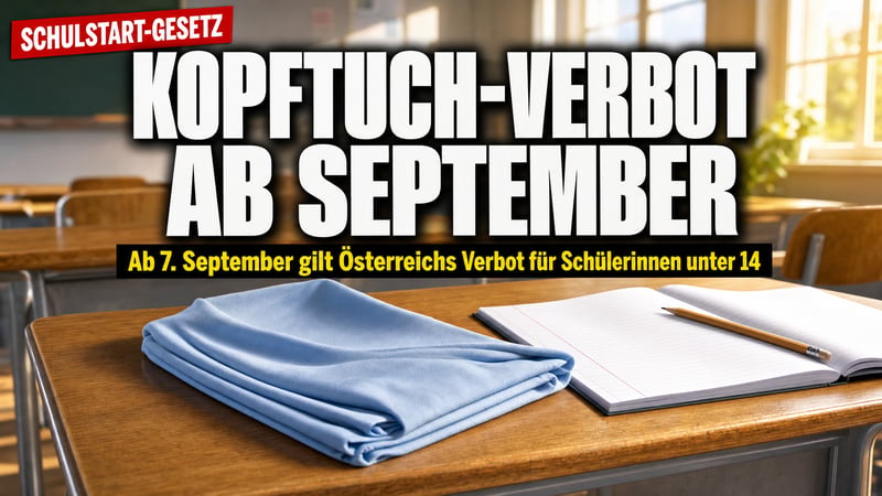 Kopftuch-Verbot ab Schulstart: Forscher schlagen Alarm