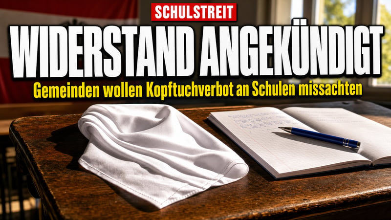 Kopftuch-Verbot in Österreich: Gemeinden kündigen offenen Bruch an