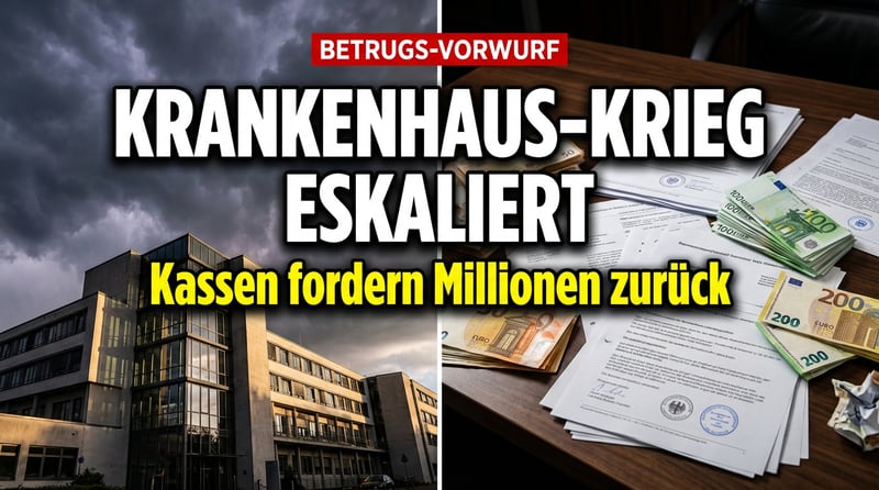 Krankenhäuser wehren sich gegen schwere Betrugsvorwürfe der Krankenkassen