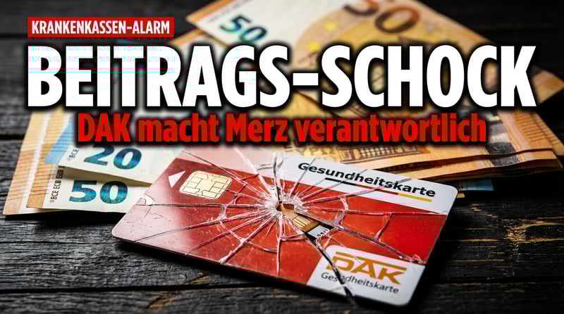 Krankenkassen-Attacke auf Merz: DAK macht Bundesregierung für Beitragsexplosion verantwortlich