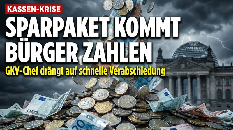 Krankenkassen-Sparpaket: Wenn der Bürger die Zeche für jahrzehntelanges Politikversagen zahlen soll