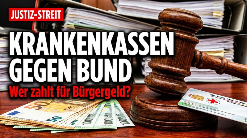 Krankenkassen ziehen vor Gericht: Wer zahlt die Gesundheitskosten der Bürgergeld-Empfänger?