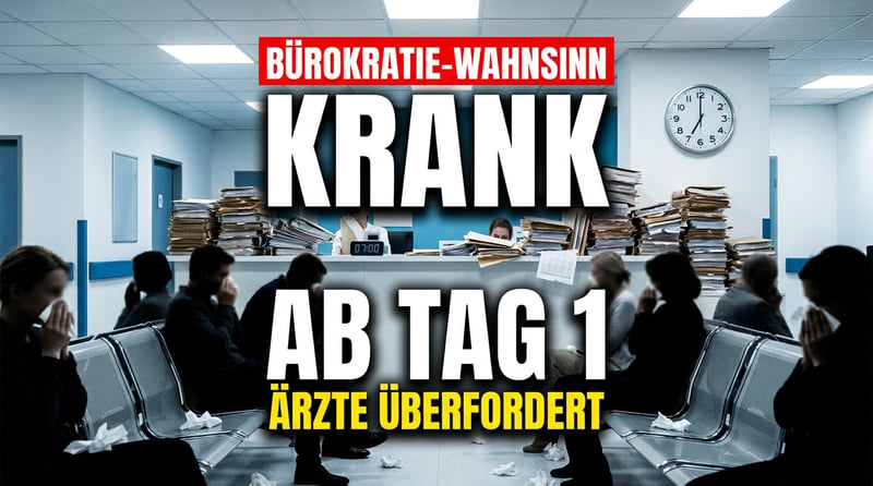 Krankschreibung ab Tag eins: Merz-Koalition scheitert am eigenen Bürokratie-Wahn