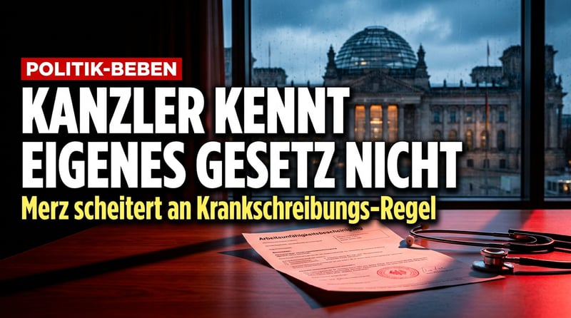 Krankschreibung neu gedacht: Der Kanzler und das groĂe Nichtwissen