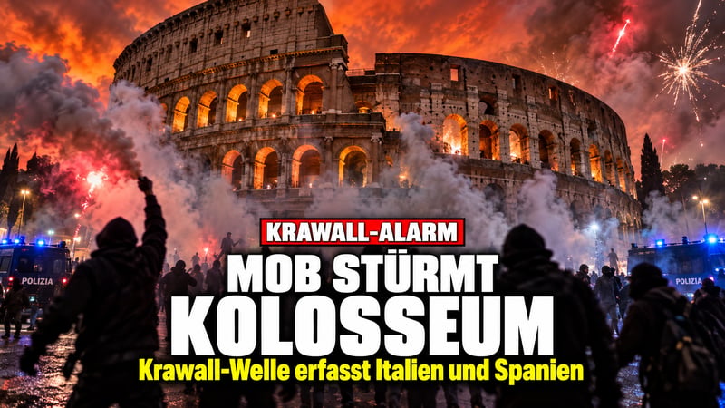Krawall-Welle rollt durch Europa: Mob stürmt das Kolosseum!