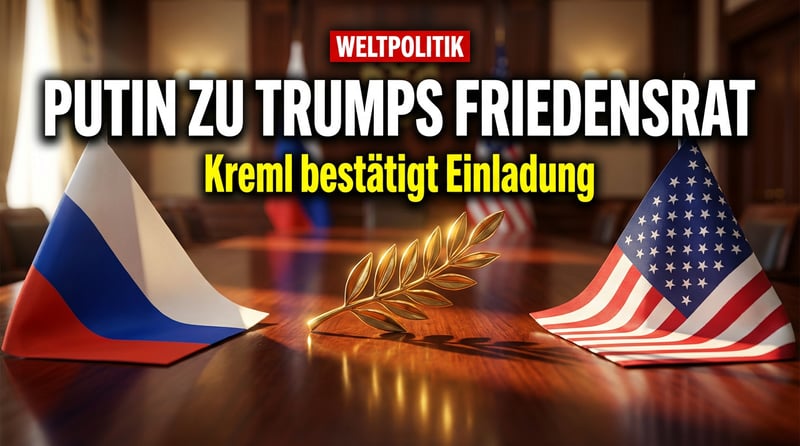 Kreml bestätigt: Putin erhält Einladung zu Trumps Gaza-Friedensrat