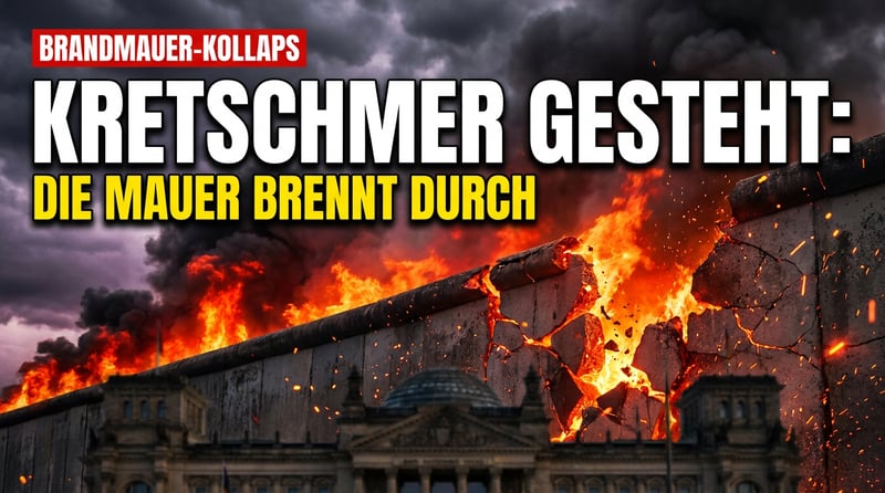 Kretschmers Brandmauer-Beichte: Wenn der Feuerwehrmann selbst zugibt, dass die Mauer brennt