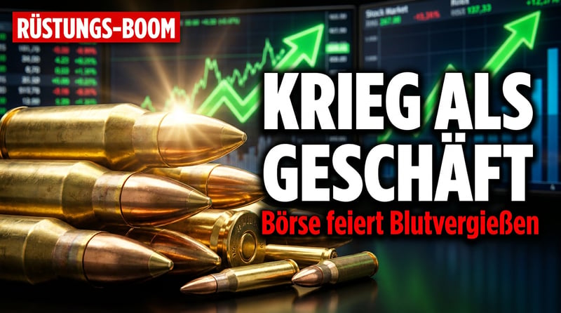 Krieg als Renditemodell: Wie Europas Rüstungsbörsen vom Blutvergießen profitieren