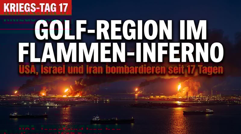Krieg am Golf: 17 Tage Bombardement und kein Ende in Sicht