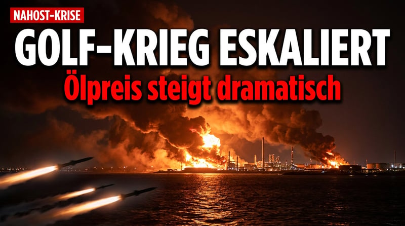 Krieg am Golf eskaliert: Iranische Raketen, brennende Ölmärkte – und ein Westen, der den Atem anhält