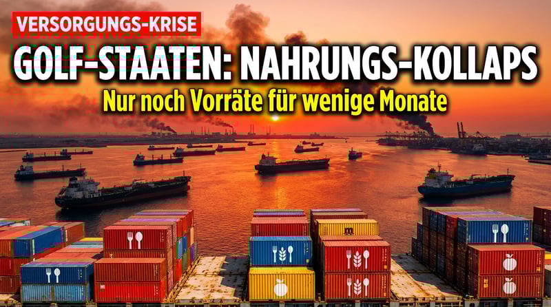 Krieg am Golf: Lebensmittelversorgung der Golfstaaten steht vor dem Kollaps