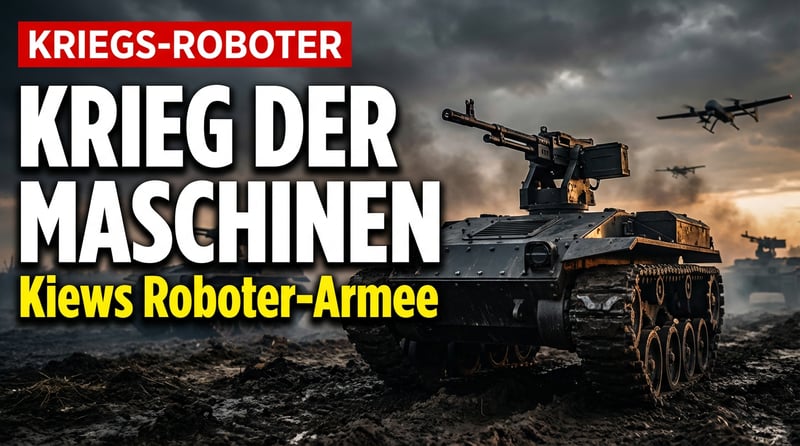 Krieg der Maschinen: Kiews verzweifelter Griff nach der Roboter-Armee