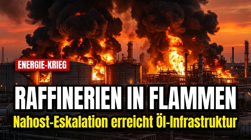 Krieg der Raffinerien: Nahost-Konflikt eskaliert in beispiellosen Angriff auf Energieinfrastruktur