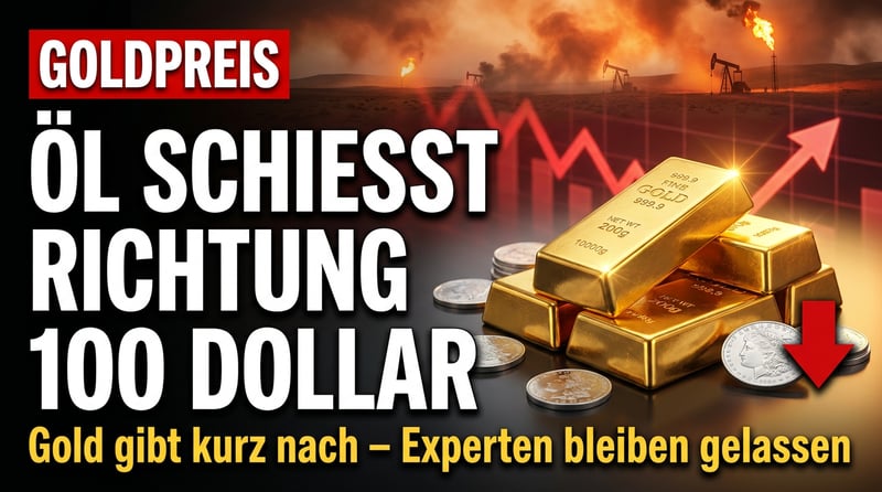 Krieg im Nahen Osten schickt Öl Richtung 100 Dollar – warum ein kleiner Rücksetzer bei Gold niemanden erschrecken sollte