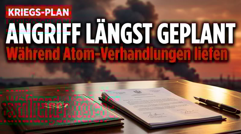 Krieg unter dem Deckmantel der Diplomatie: US-israelischer Angriff auf Iran war seit Wochen beschlossene Sache