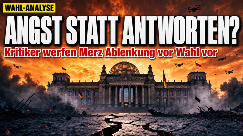 Kriegsangst als Wahlkampfhilfe? Merz' Russland-Kurs unter Beschuss