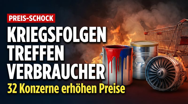 Kriegsschock trifft Weltwirtschaft: Von Farbeimer bis Flugzeugturbine steigen die Preise