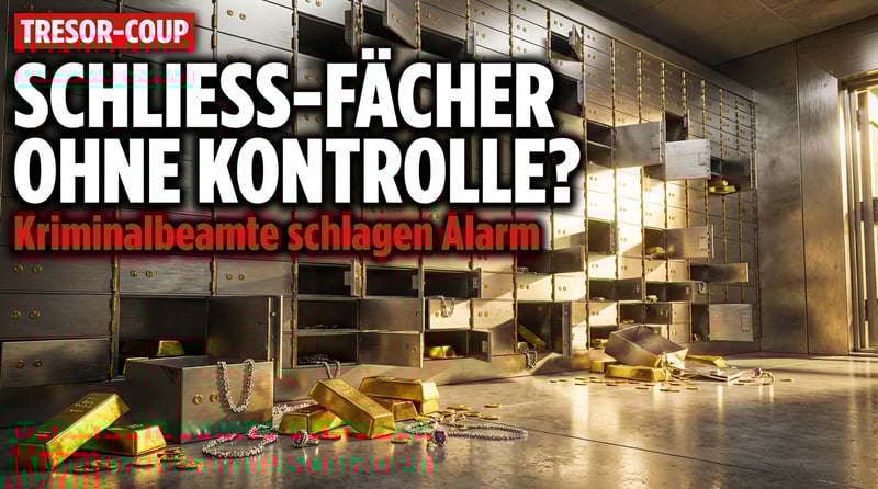 Kriminalbeamte fordern Schließfach-Kontrollen: Reicht der Staat der Organisierten Kriminalität die Hand?