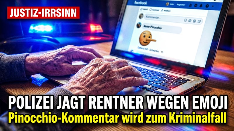 Kriminalpolizei jagt Rentner wegen „Pinocchio"-Kommentar – während Deutschland in Kriminalität versinkt