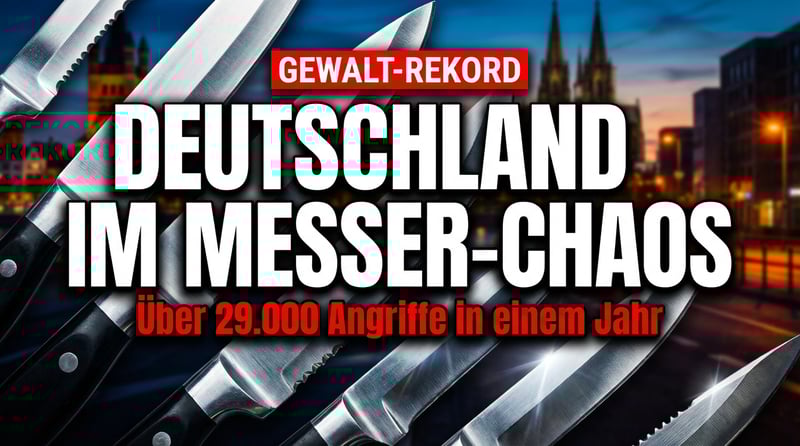 Kriminalstatistik 2025: Deutschland versinkt in Gewalt – Messerdelikte auf historischem Höchststand