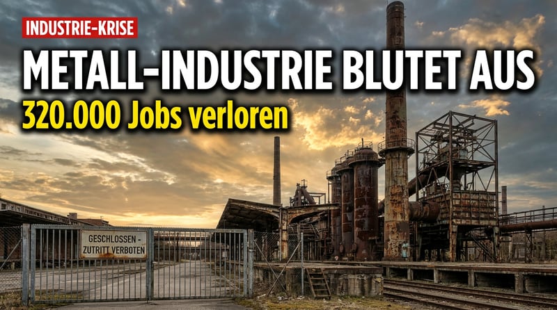 Krise wie zuletzt im Krieg: Deutschlands Metallindustrie blutet aus – und Berlin schaut zu