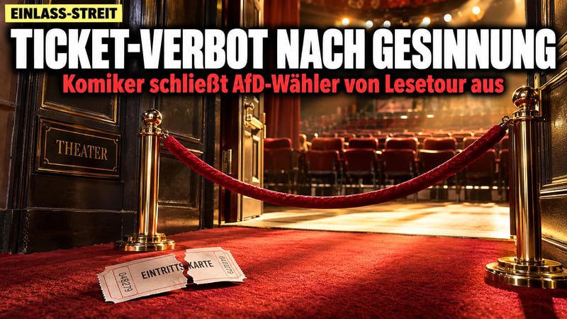 Krömers Ticket-Bann: Wenn Humor zur Gesinnungsprüfung wird