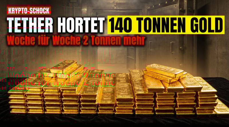 Krypto-Gigant Tether hortet Gold wie eine Zentralbank – und erschüttert damit den Edelmetallmarkt