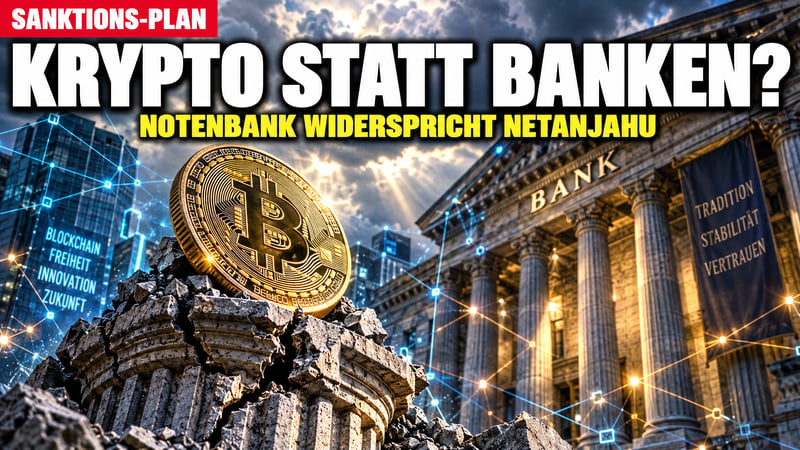 Krypto statt Banken? Netanjahus Sanktions-Notplan sorgt für Entsetzen