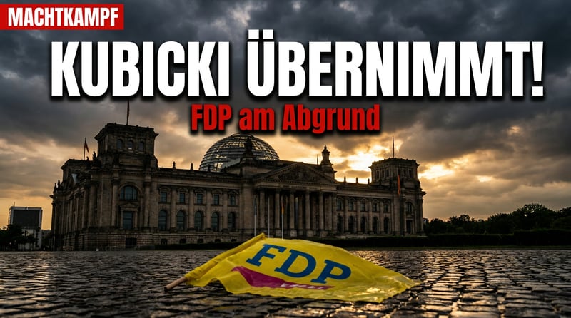 Kubicki rettet die FDP – oder beerdigt sie vollends? Ein Greis übernimmt eine sterbende Partei