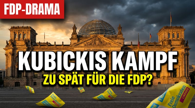 Kubickis Kampfschrift: Ein Altgedienter wettert gegen die eigene Partei – zu spät für die Wiederbelebung der FDP?