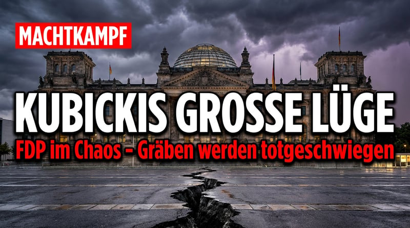 Kubickis liberale Lebenslüge: Wenn ein FDP-Chef die Gräben in der eigenen Partei wegredet
