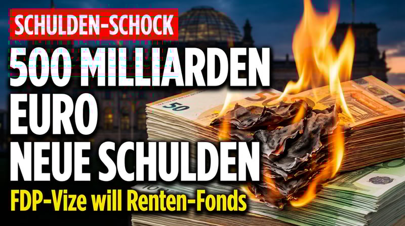 Kubickis Schulden-Fantasie: FDP-Vize will halbe Billion Euro für Renten-Staatsfonds verpulvern