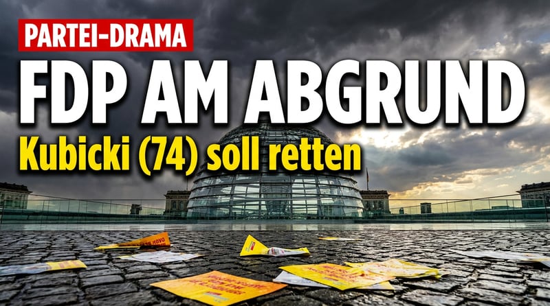 Kubickis Va-Banque-Spiel: Der 74-Jährige als letzte Hoffnung einer zerfallenden FDP