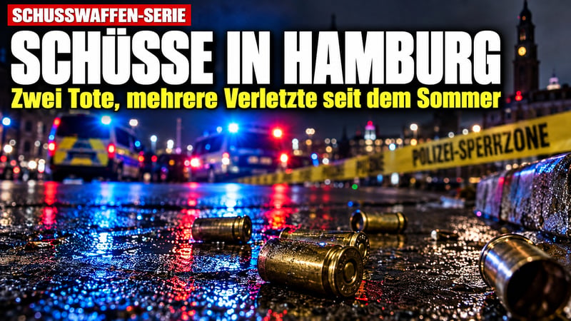 Kugelhagel in Hamburg: Polizei gibt Entwarnung – trotz zwei Toten