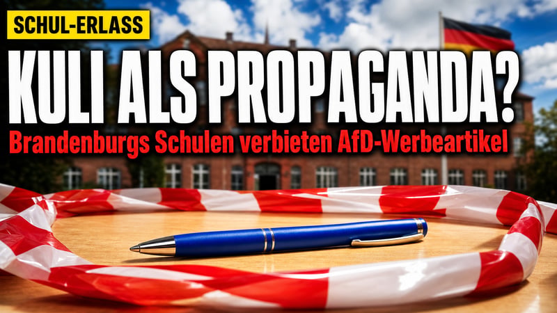 Kuli als „Propagandamittel“: Brandenburgs Schul-Erlass sorgt für Wirbel