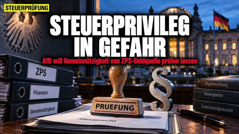 Kunst oder Kampagne? AfD will Steuerprivileg der ZPS-Geldquelle kippen