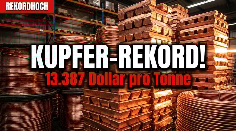 Kupfer auf Rekordkurs: Das Metall, das jetzt alle haben wollen