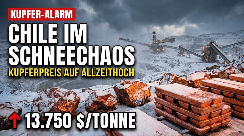 Kupfer im Würgegriff: Schneechaos in Chile trifft auf den unstillbaren Hunger der KI-Maschinen