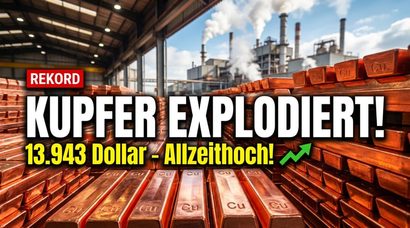 Kupfer trotzt dem Nahost-Inferno: Industriemetalle schießen auf Rekordhöhen