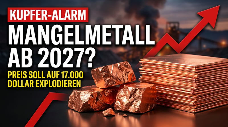 Kupfer vor dem großen Knall: Warum das rote Gold ab 2027 zum Mangelmetall werden könnte