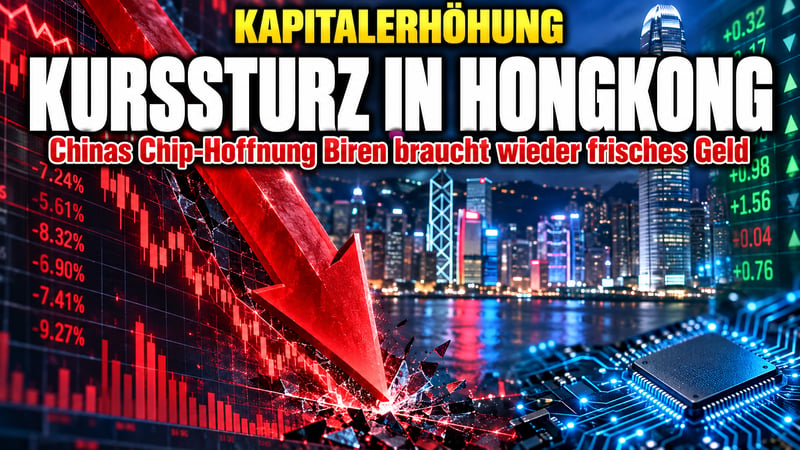 Kurssturz in Hongkong: Chinas Nvidia-Jäger Biren braucht wieder Geld