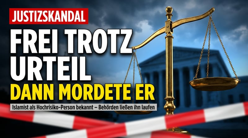 Kuscheljustiz mit Todesfolge: Wie ein Islamist trotz Verurteilung frei blieb – und mordete