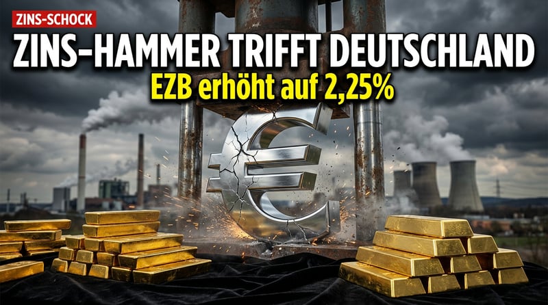 Lagarde dreht an der Zinsschraube – und würgt den letzten Atem der deutschen Wirtschaft ab