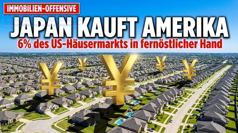 Land der aufgehenden Sonne erobert Amerikas Eigenheime: Japans Konzerne kaufen sich in den US-Wohnungsmarkt ein