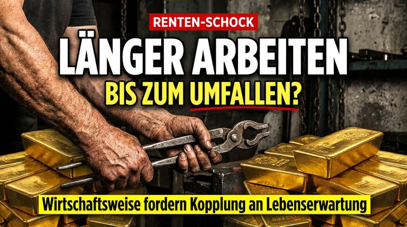 Länger arbeiten bis zum Umfallen? Der nächste Renten-Streich aus dem Wirtschaftsweisen-Lager
