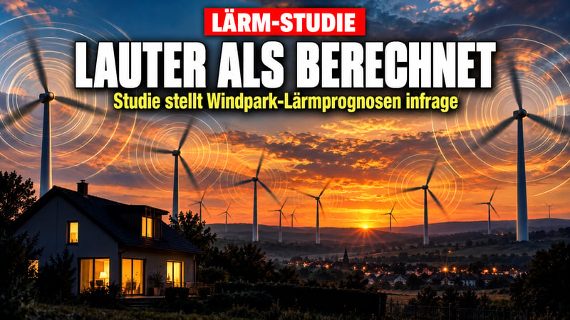 Lauter als berechnet? Studie stellt Windpark-Lärmprognosen infrage