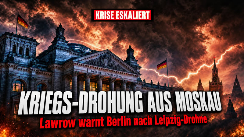Lawrow droht Berlin: „Beginn eines echten Krieges“ nach Leipzig-Drohne
